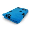 Hundfäll dogfeet aqua svart