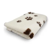 Hundfäll dogfeet naturvit brun