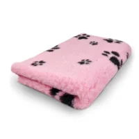 Hundfäll dogfeet rosa svart